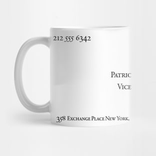 Patrick Bateman Business Card Mug